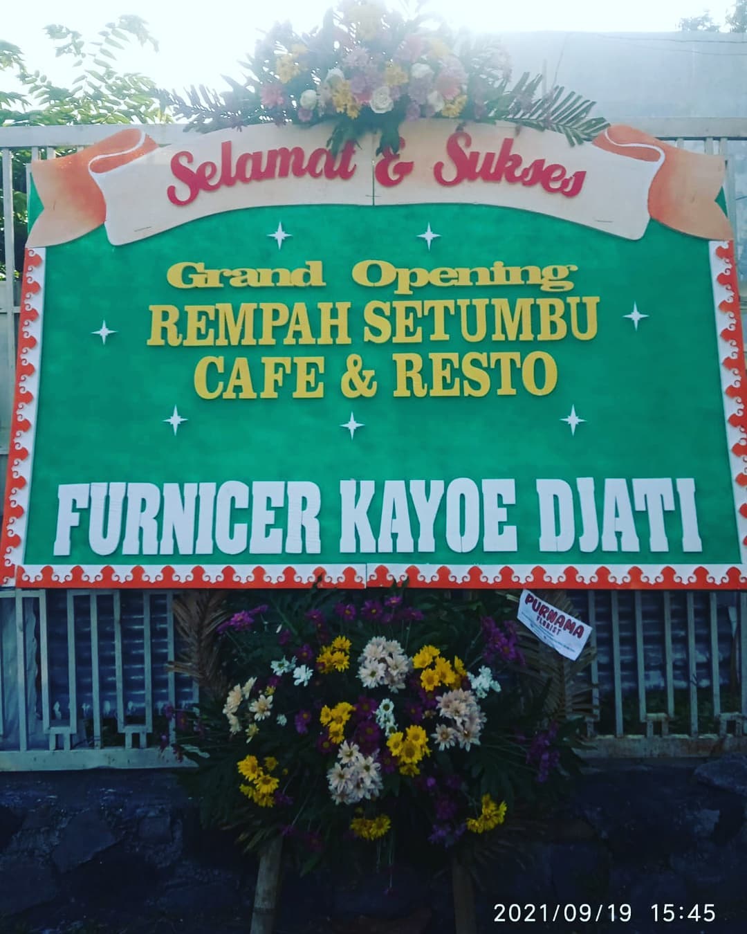 Bunga Papan Peresmian